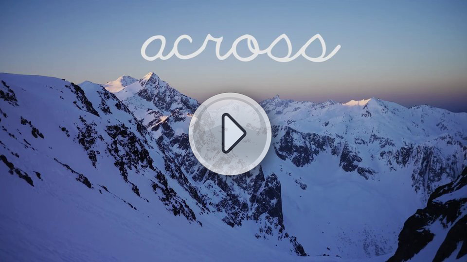 across // short movie on Belledonne crossing